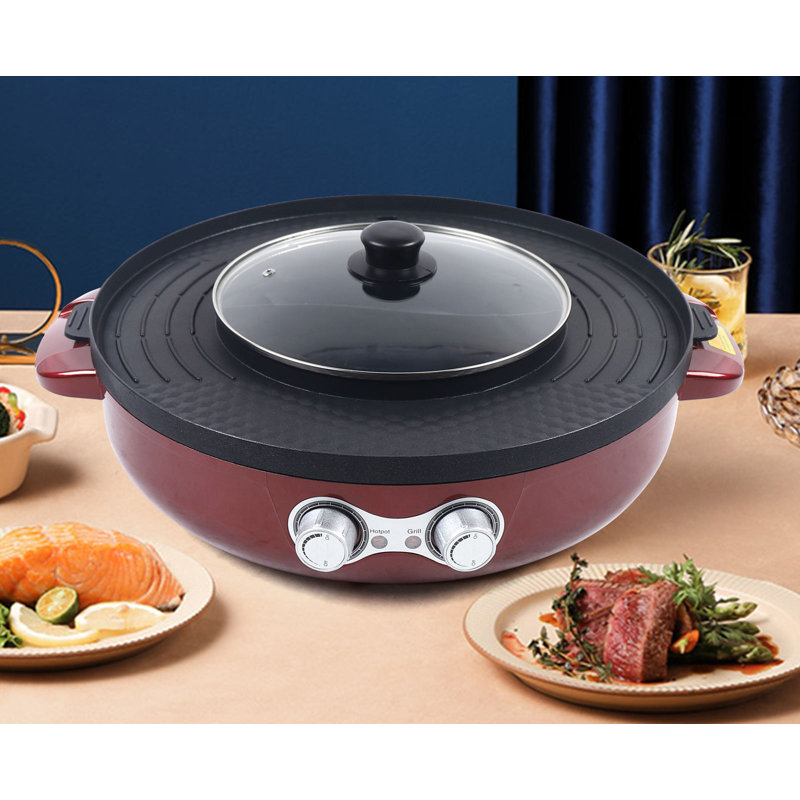 Portable Hot Pot Countertop Electric Grill